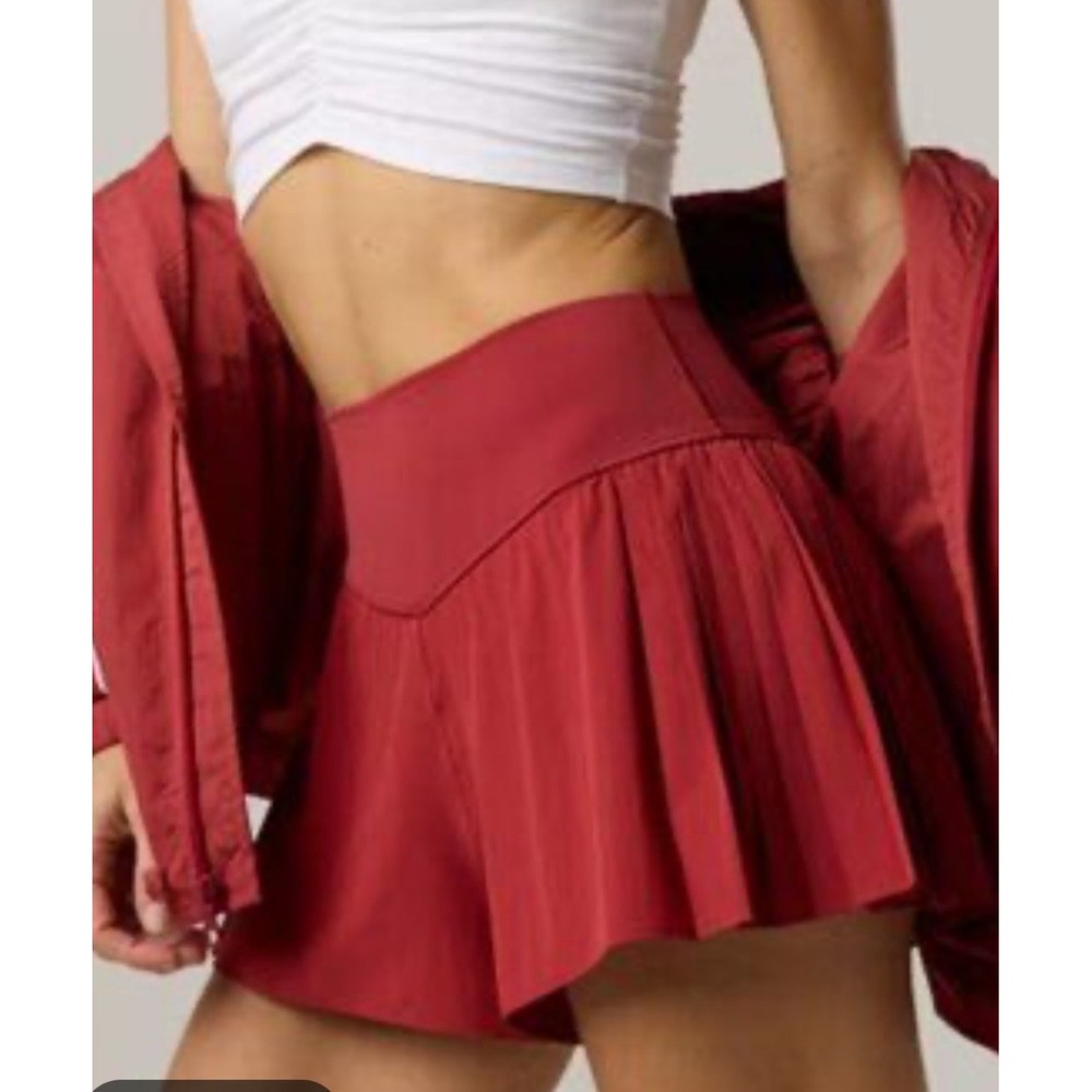 Offline by Aerie Skort XL Pleated Crossover Waist Activewear Athleisure Sporty